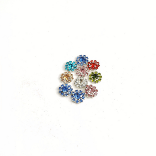 Rhinestone Flower 12mm