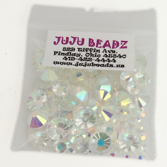 Crystal AB Flat Back Mix Assorted
