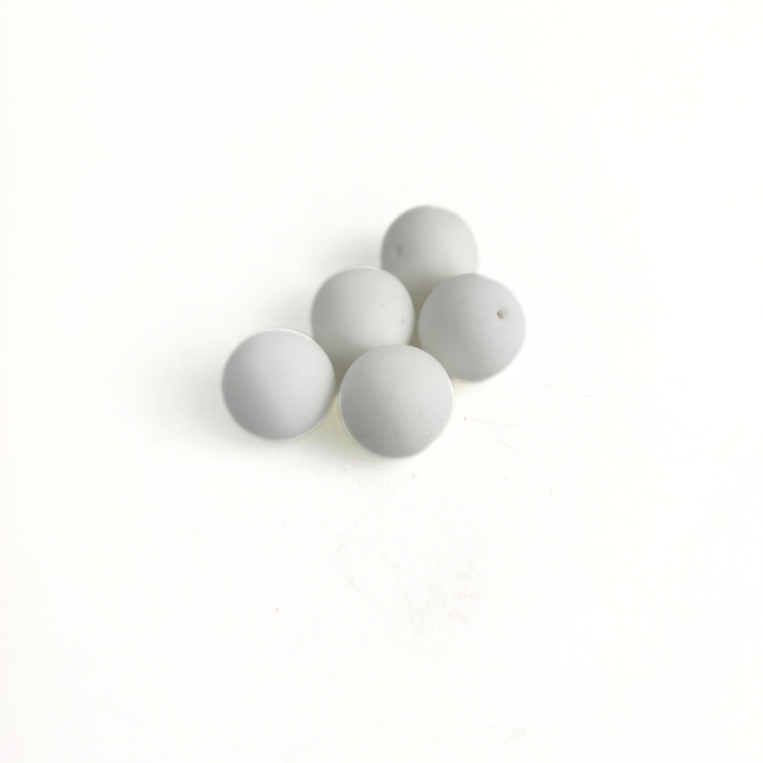 White Jade Round 15mm