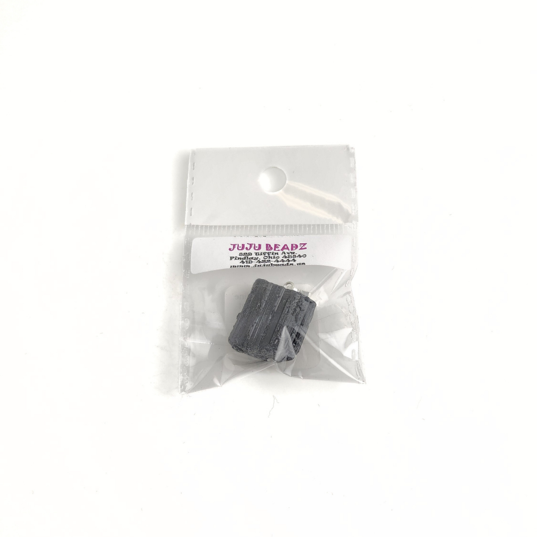 Black Tourmaline Rough Pendant Assorted