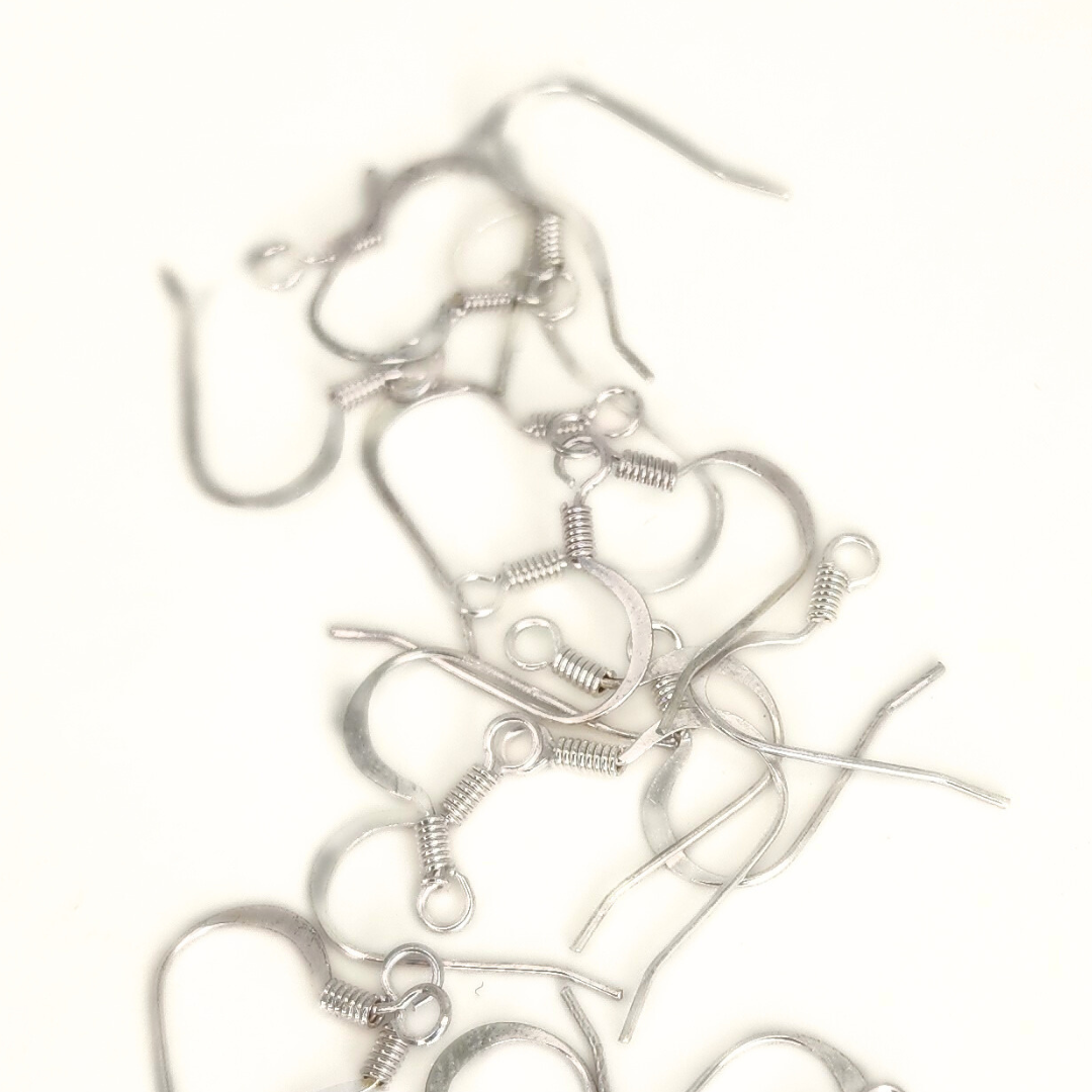 Ear Wire Hammered 15x17mm