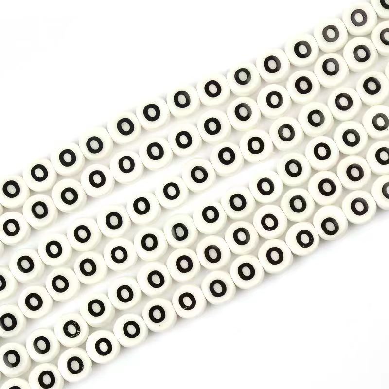 Ceramic Round Letters 8mm