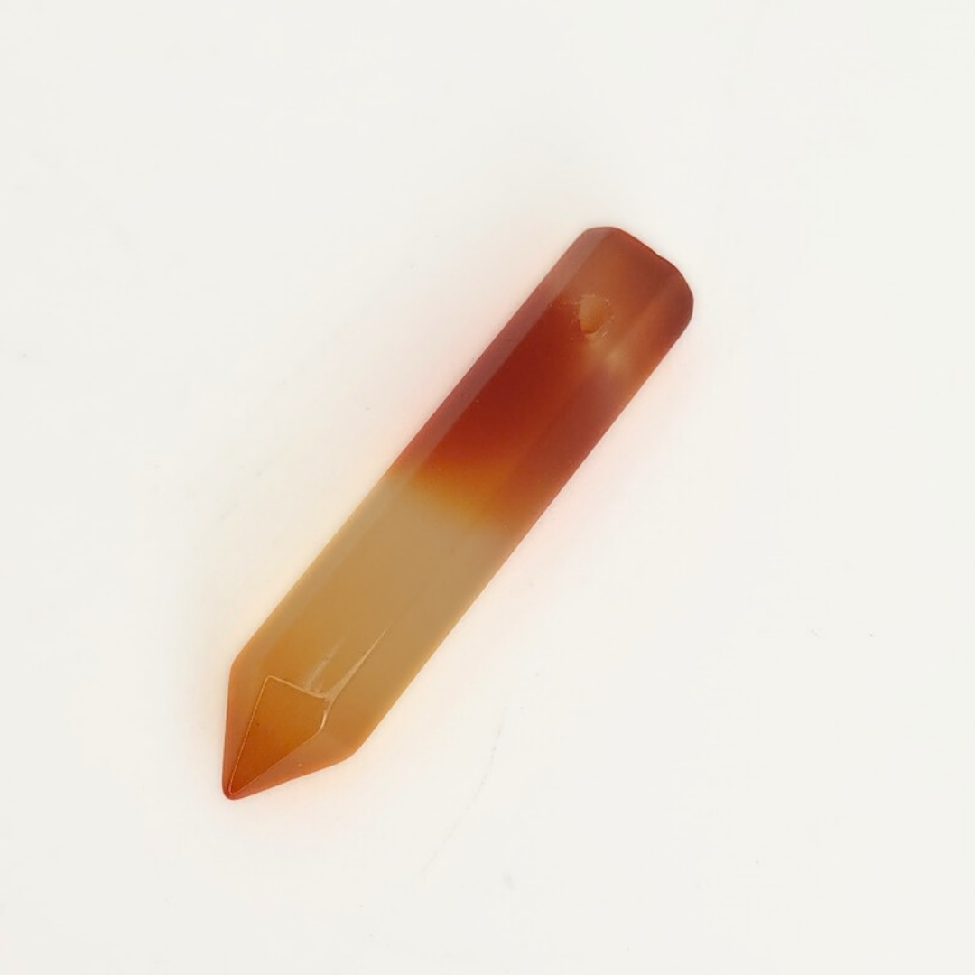 Petite Hexagonal Point Pendant 6x26mm