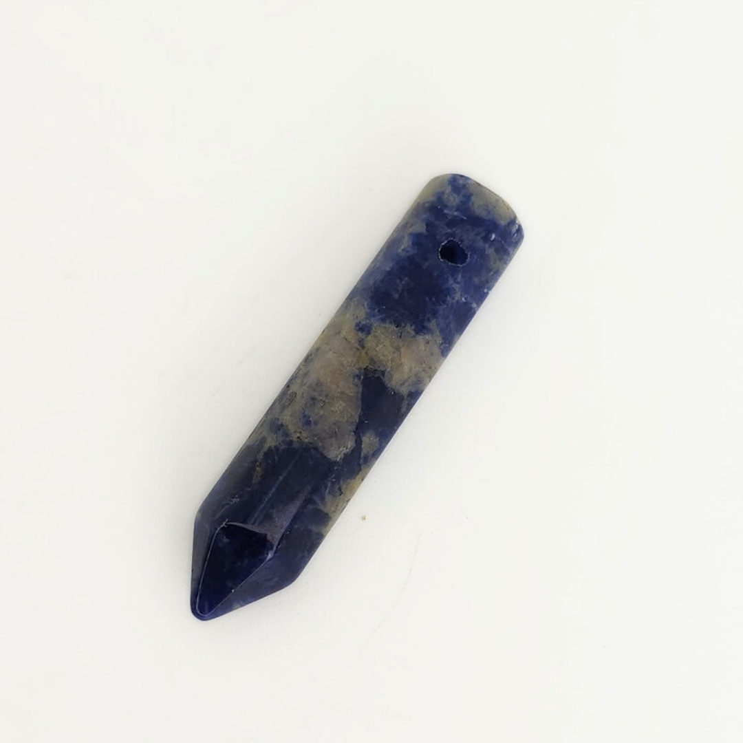Petite Hexagonal Point Pendant 6x26mm
