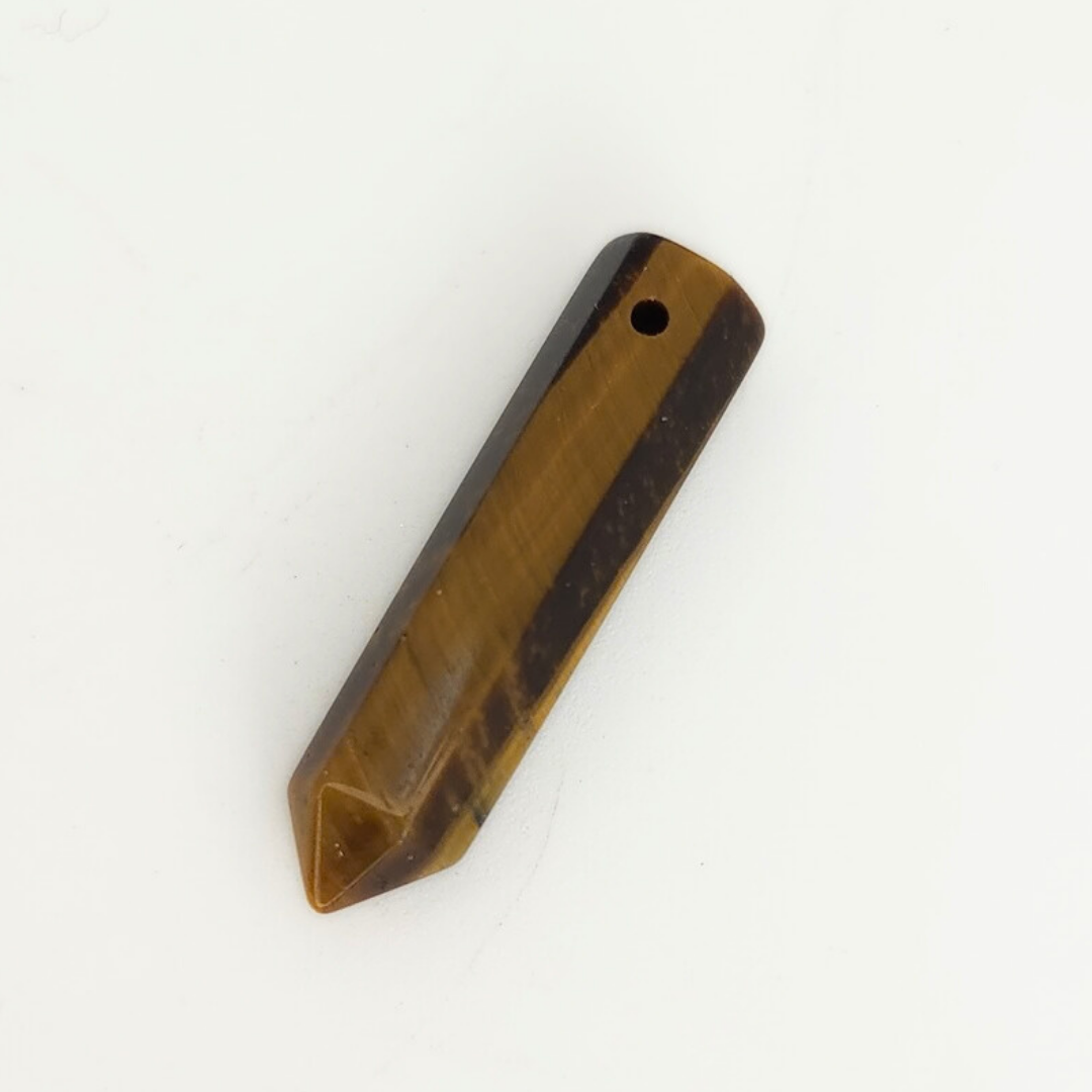 Petite Hexagonal Point Pendant 6x26mm