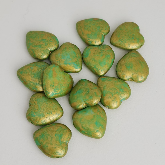 Heart w/ Horizontal Hole 15x16mm