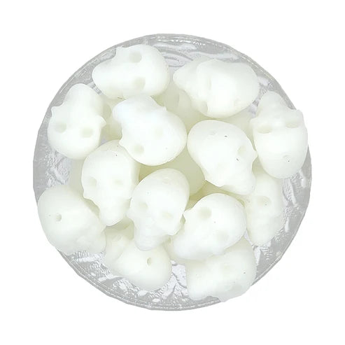 Glow In The Dark White Skull Focal
