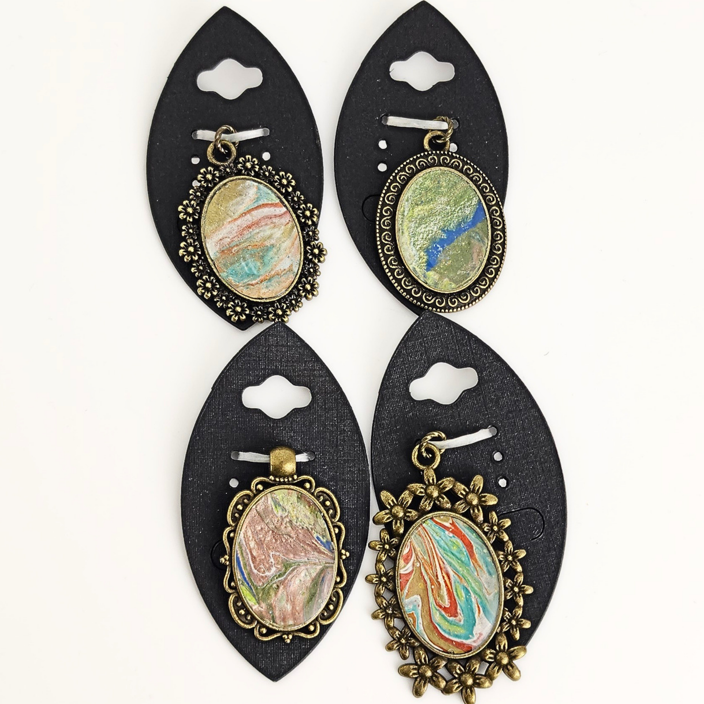 Paint Skin Bronze Pendant