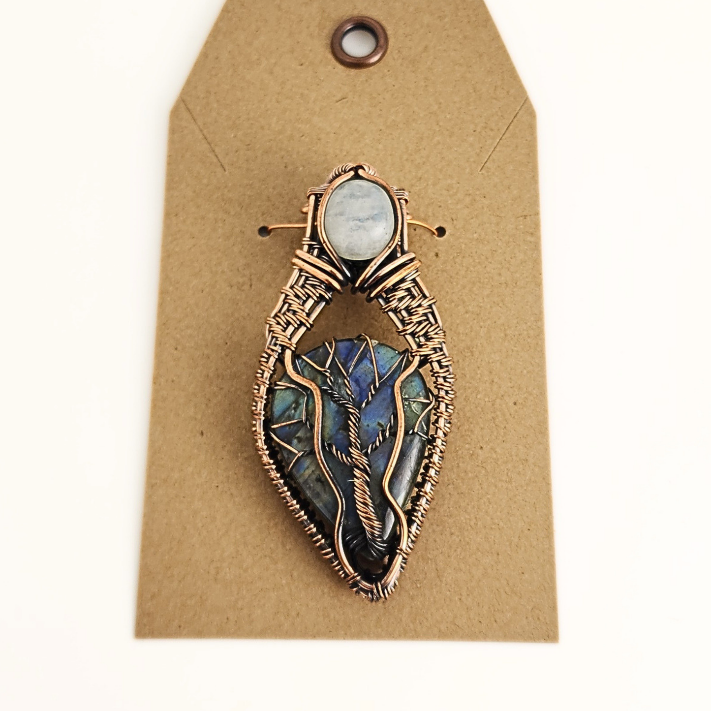 Labradorite/Copper Pendant