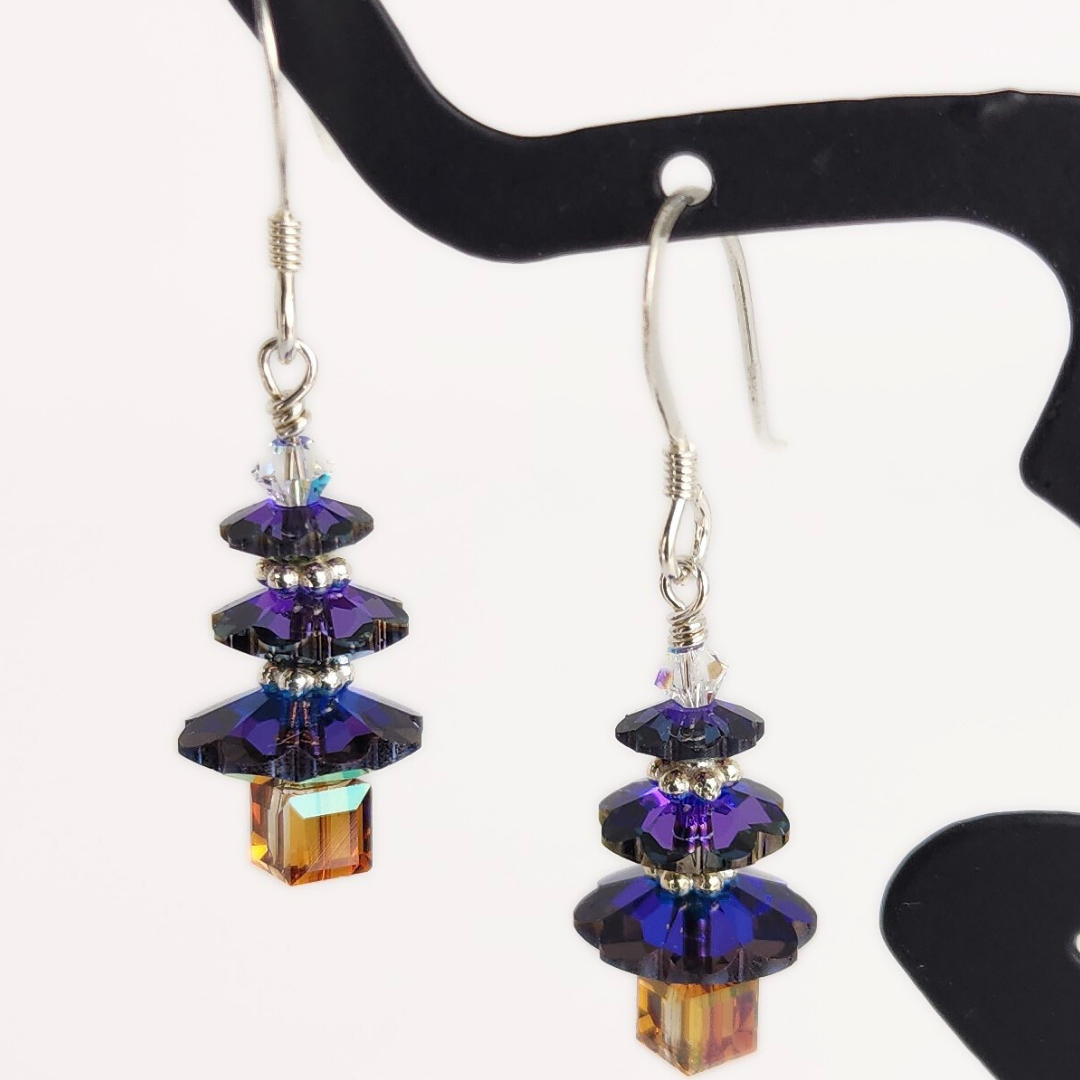 Heliotrope Tree Earrings