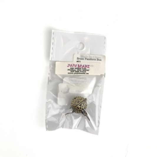 Vintage Bronze Filigree Essential Oil Ball 15x25mm