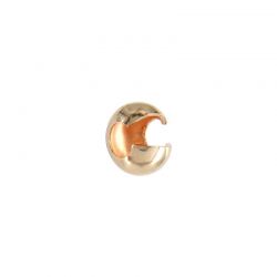Gold Filled Crimp Cover 3mm