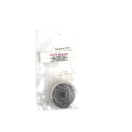 Zinnia Flower Essential Oil Locket 36mm