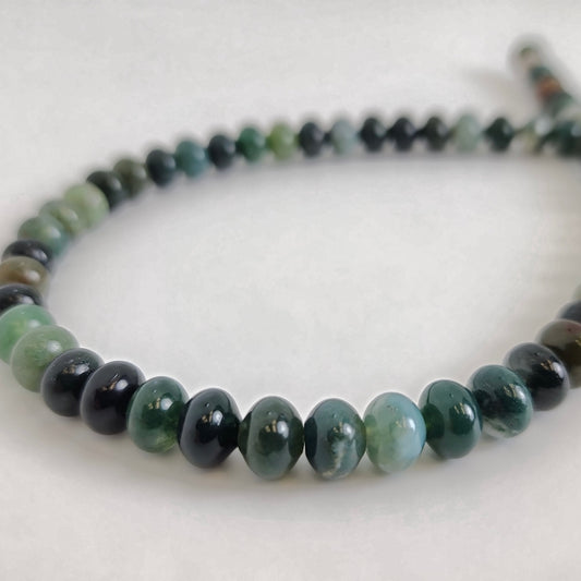 Fancy Jasper Puffy Rondelle