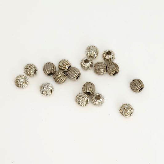 Silver Plated Corrugated Round