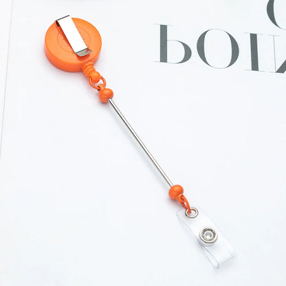 Beadable Retractable ID Keychain