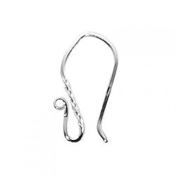 Twisted Square Ear Wire 20g