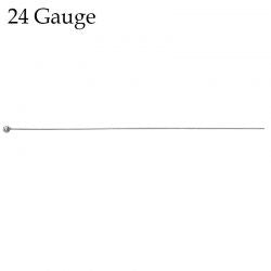 Head Pin w/Ball 24g 3"
