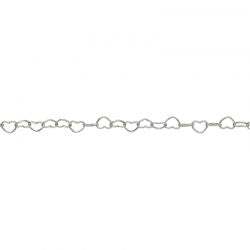 Small Heart Chain 4x2.7mm