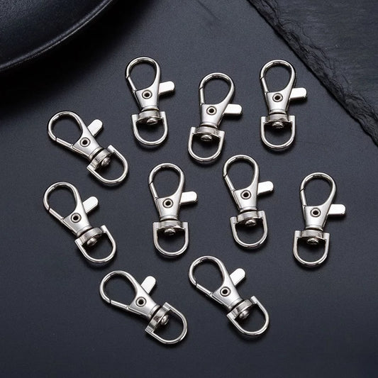 Silver Swivel Lobster Claw Clasp 35mm