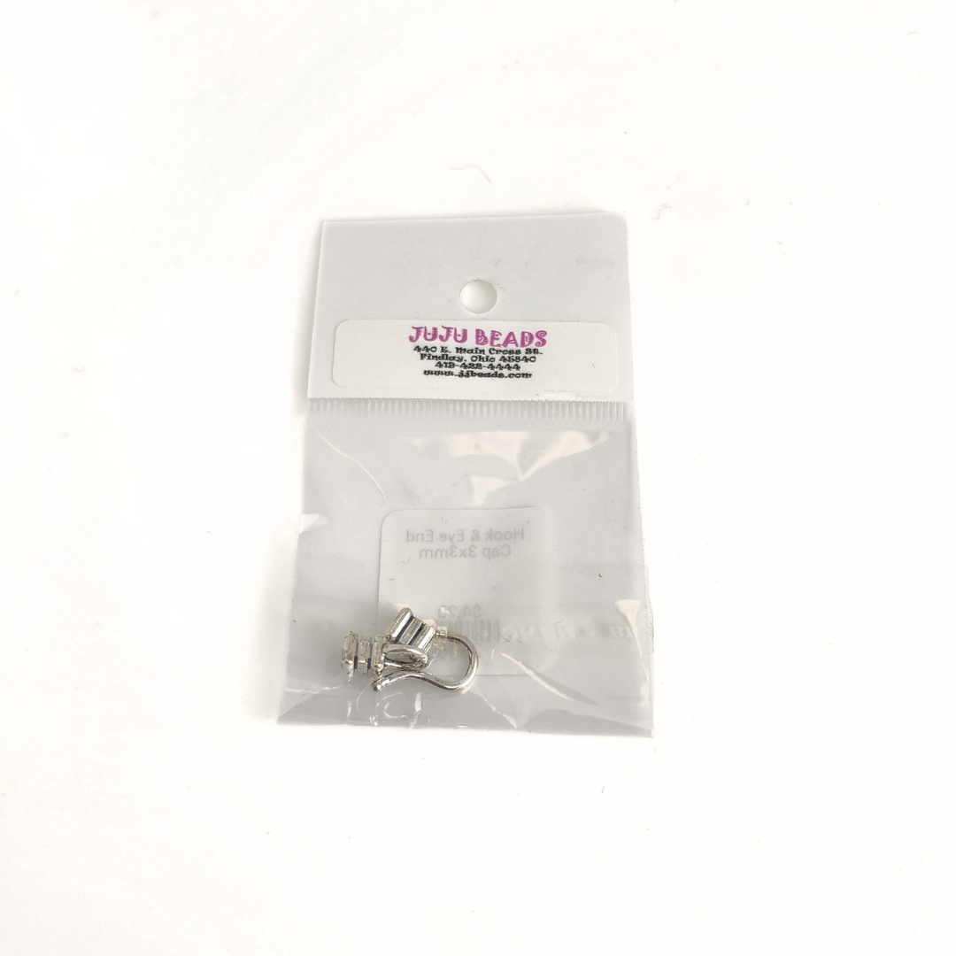 Hook & Eye End Cap 3x3mm