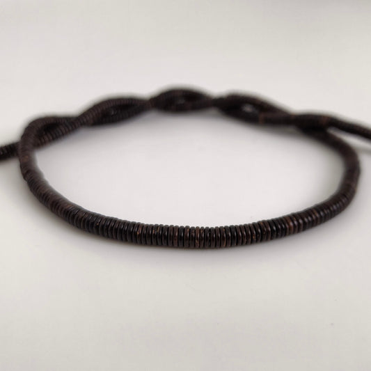 Brown Heishi 1x4mm