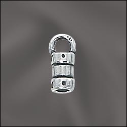 Hook & Eye End Cap Crimp 2mm