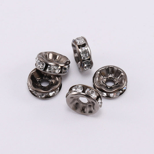 Rhinestone Spacer 10mm