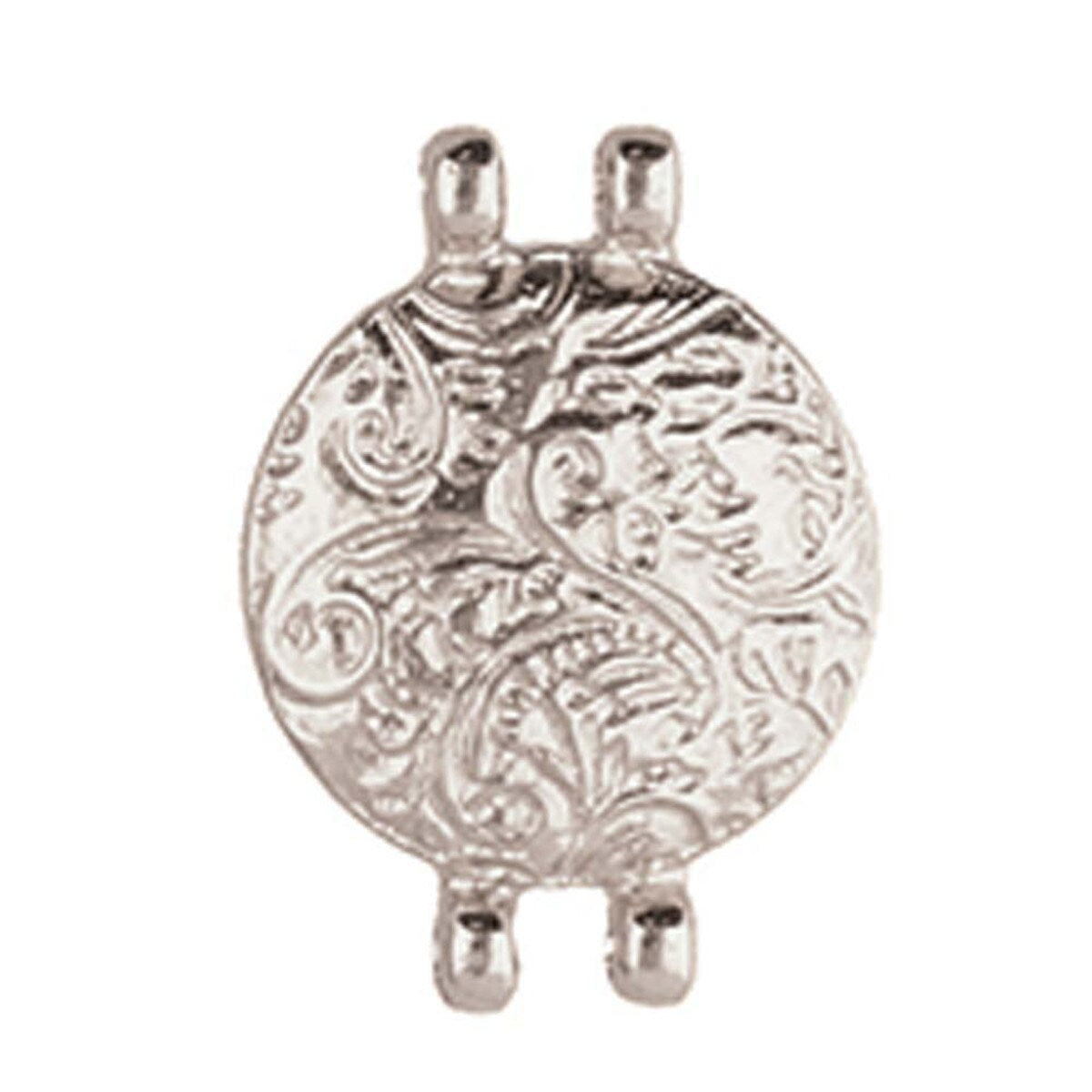 Antique Silver Pithari II-11/0 Connector
