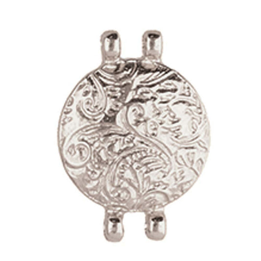 Antique Silver Pithari II-11/0 Connector