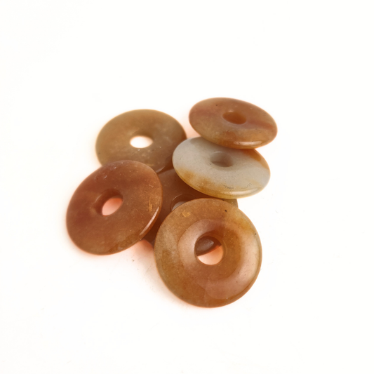 Red Adventurine Donut 30mm