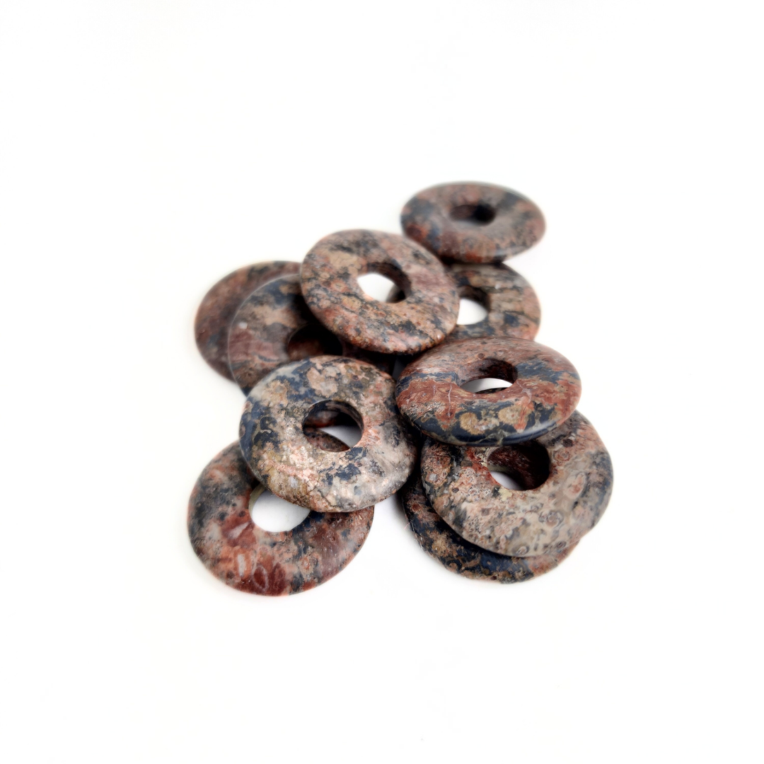 Leopard Skin Donut 25mm