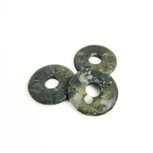 Green Chinese Writing Donut 35mm