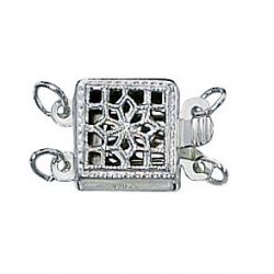 2 Strand Filigree Box Clasp