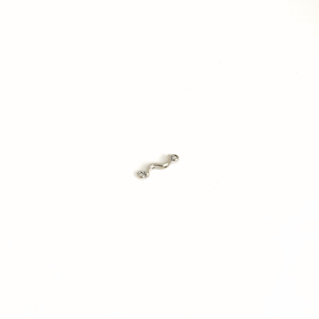 "S" 2 Hole Spacer 17x5mm