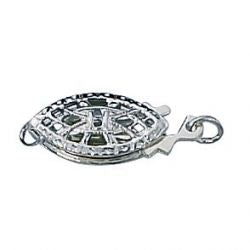 Oval Filigree Clasp 5x12mm
