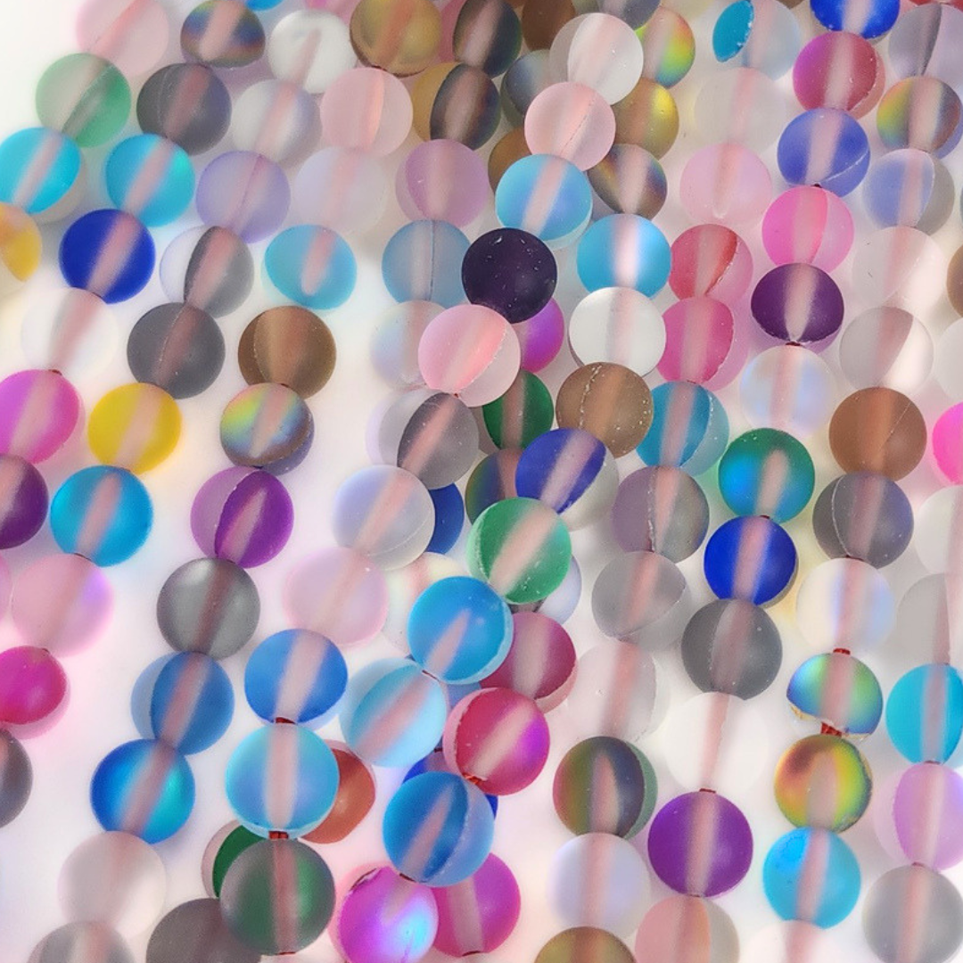 Glitter Moonstone (Synthetic) 6mm