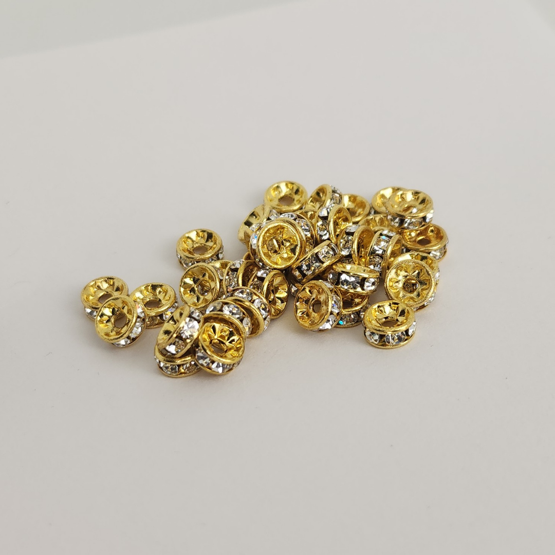 Crystal Rondelle 6mm