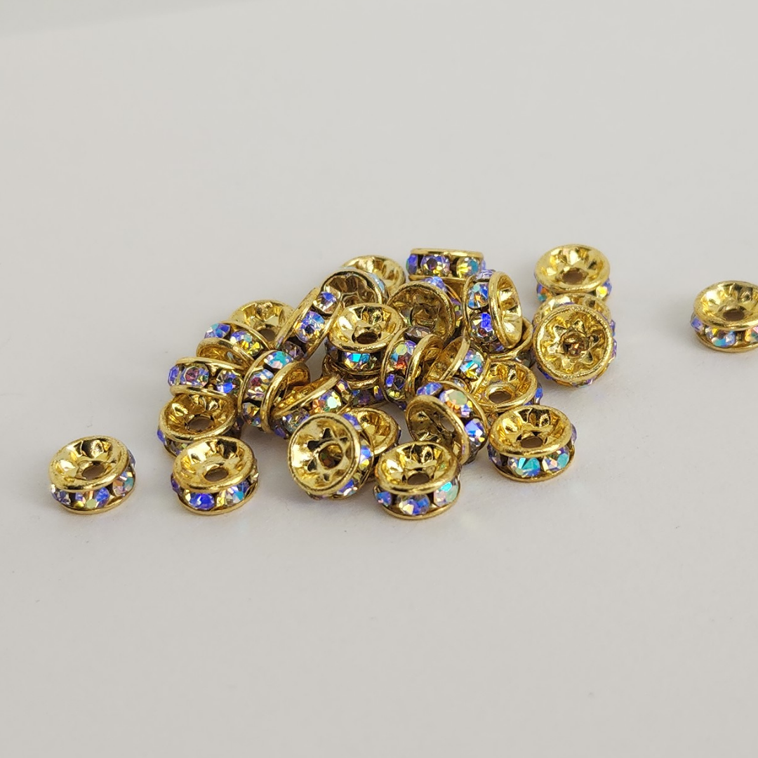 Crystal Rondelle 6mm