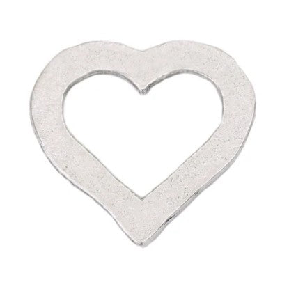 Heart Washer 24x23mm 16g