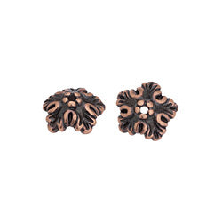 Oak Leaf Bead Cap 9.5x4.25mm