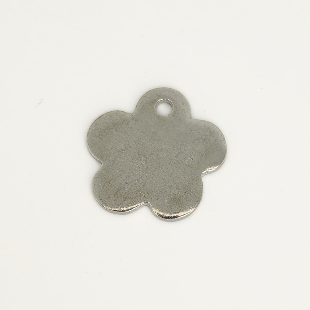 5 Petal Flower Soft Strike Pewter 3/4" 16g