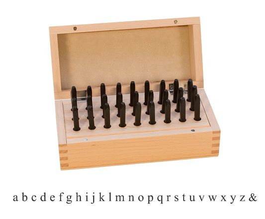 Lower Case Block Letter Set w/box 1/8"