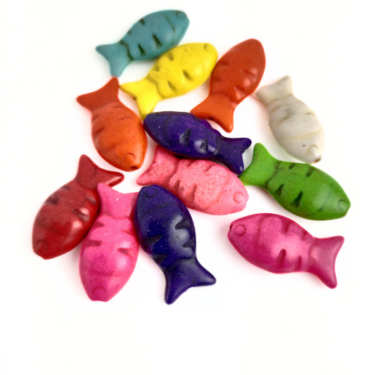 Magnesite Fish 12x25mm