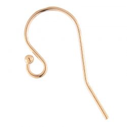 Gold Filled Ear Wire w/Ball 5/16x11/16