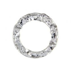 Round Hammered Ring