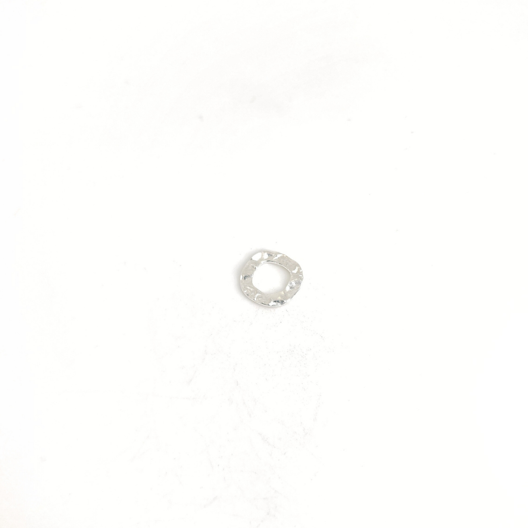 Square Hammered Ring