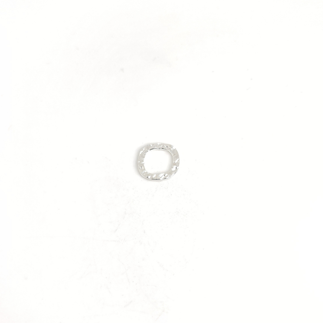 Square Hammered Ring