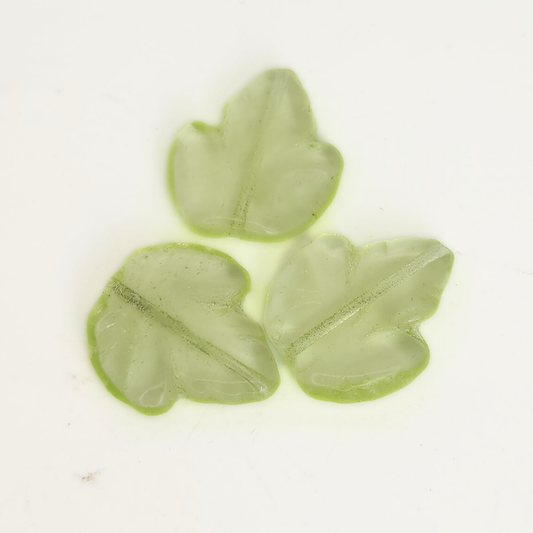 Peridot Leaf 20x18mm