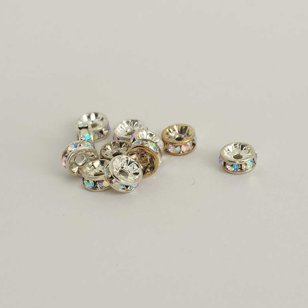 Crystal Rondelle 6mm